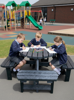 Junior Recycled Plastic Picnic Tables | Picnic-Benches.uk