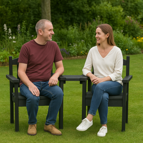 Recycled Plastic Conversation Seat