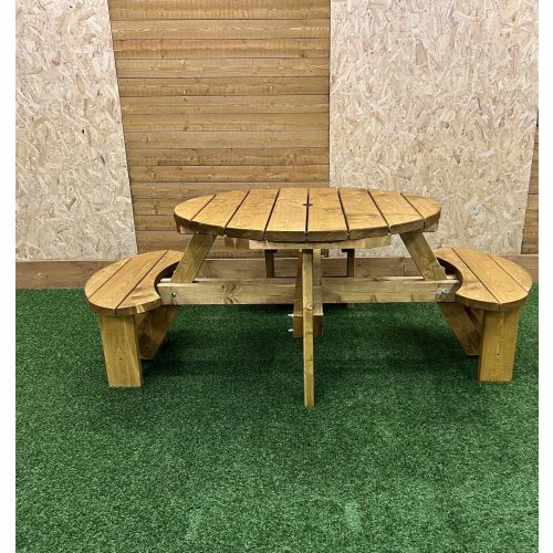 Excalibur Wheelchair Access Round Picnic Bench
