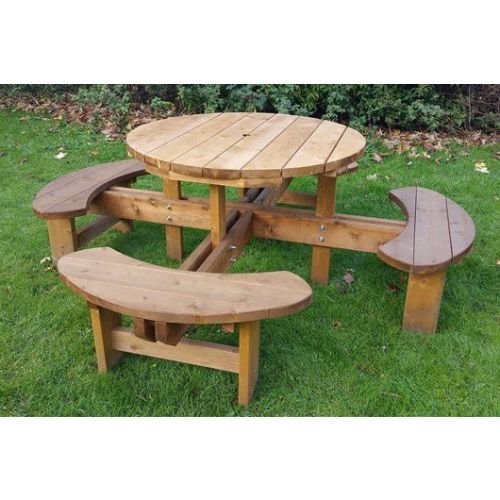 King Size Excalibur Round Picnic Table