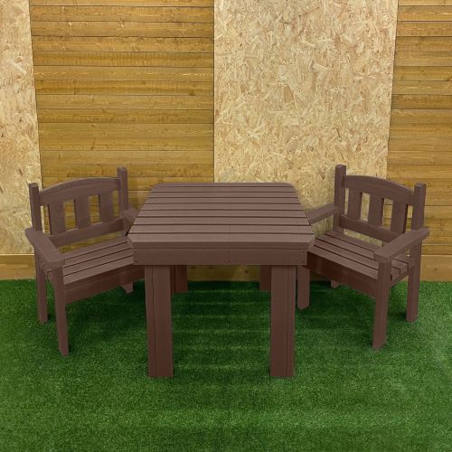 Recycled Plastic Table & Chairs Set
