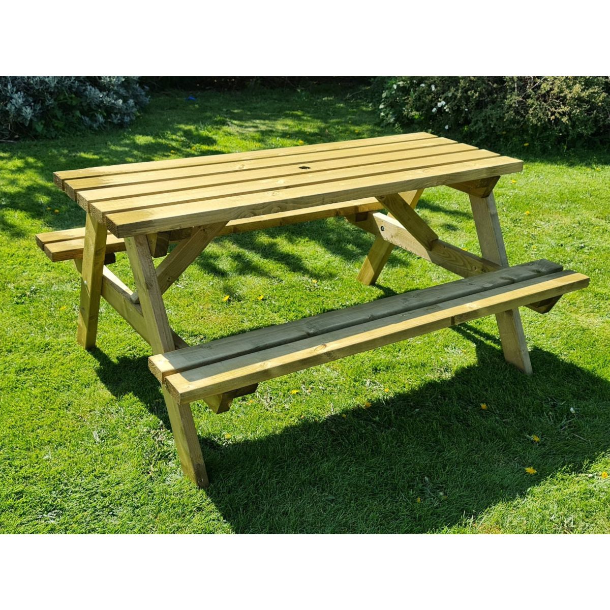 Lanval Wooden A-Frame Picnic Table