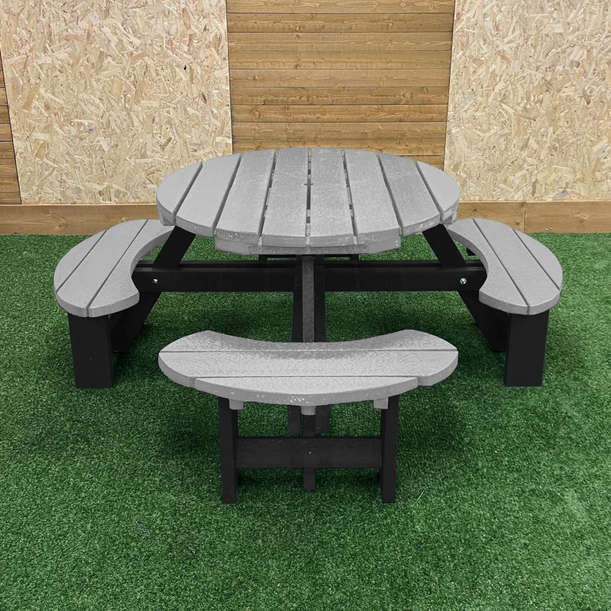 Recycled Duo Colour Plastic Excalibur Picnic Table