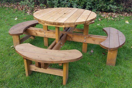 King Size Excalibur Round Picnic Table