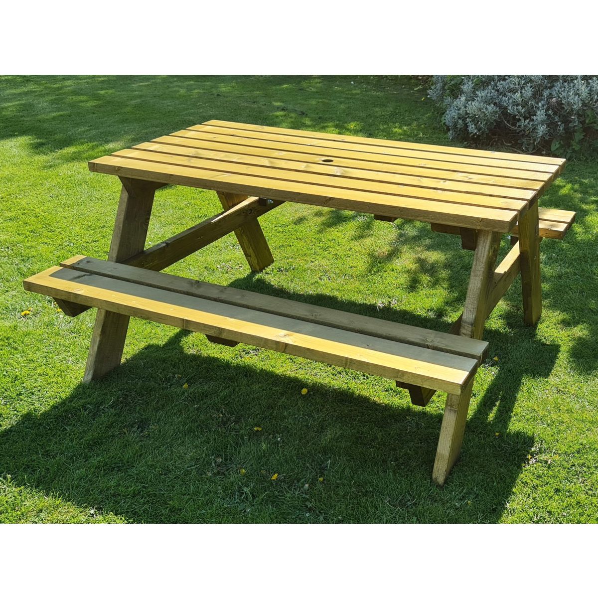 A-Frame Heavy Duty Rectangular Picnic Table - Lancelot