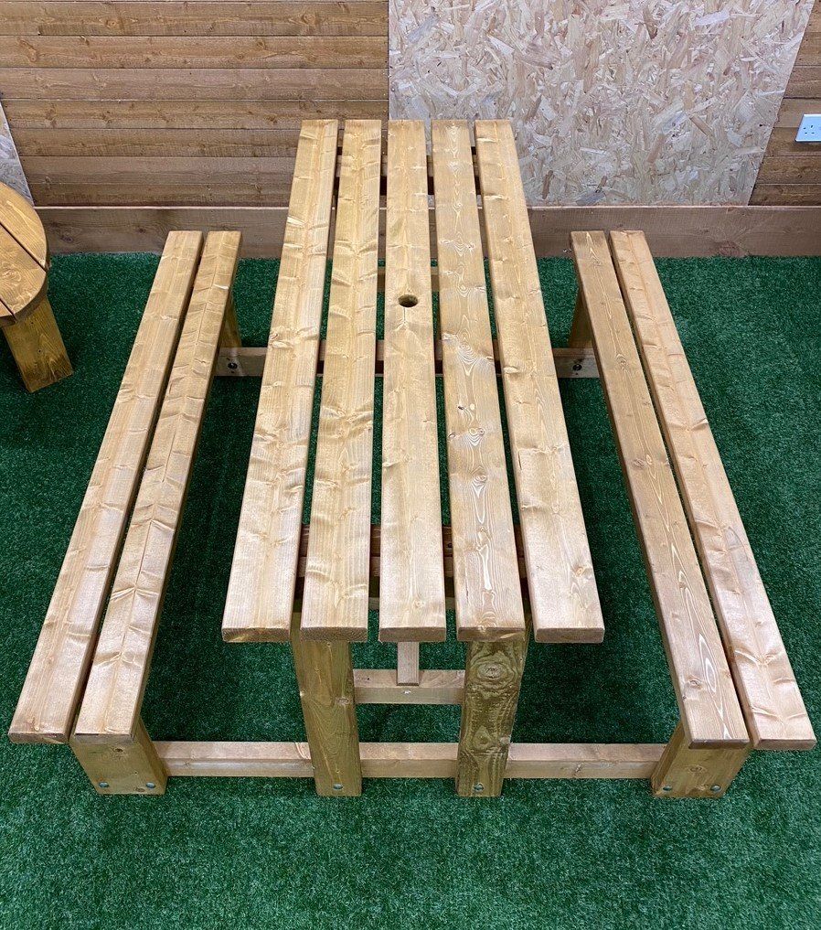 Easy Access Rectangle Picnic Table