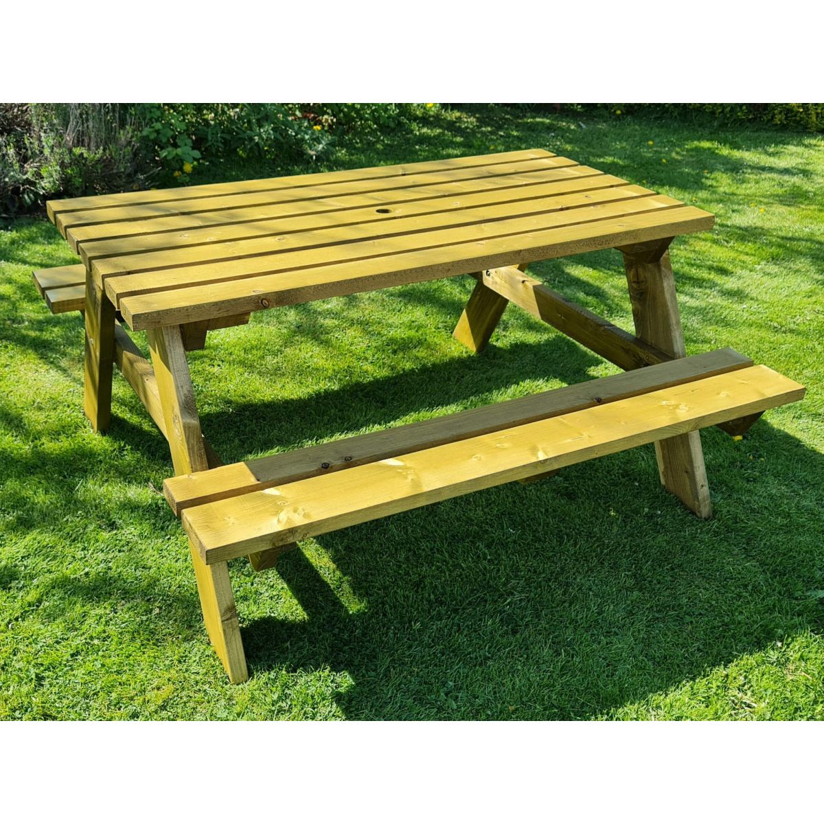 A-Frame Heavy Duty Rectangular Picnic Table - Lancelot